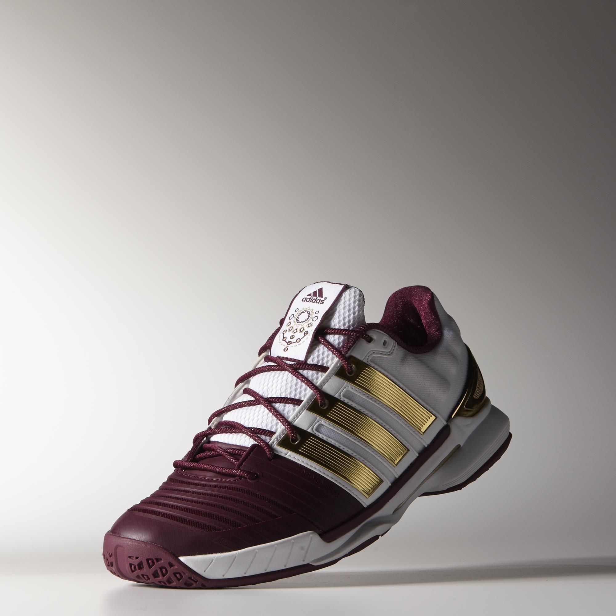 Adidas Mens adiPower Stabil 11 Limited Edition Indoor Shoes White